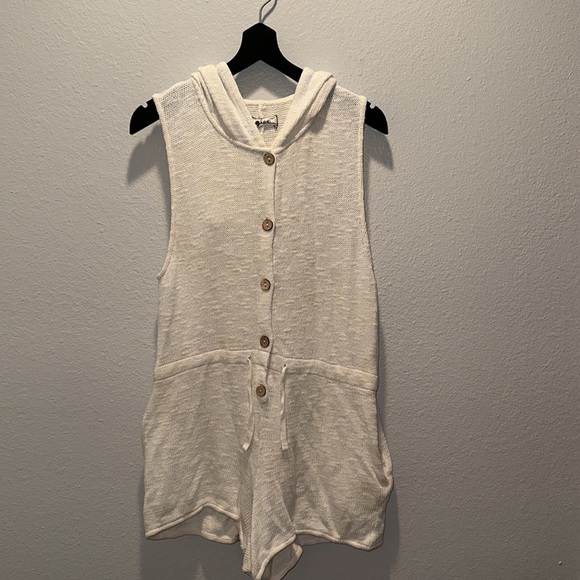 NIGHTCAP *Portia* boho natural hooded romper flirt suit playsuit 3 M L - Picture 5 of 7